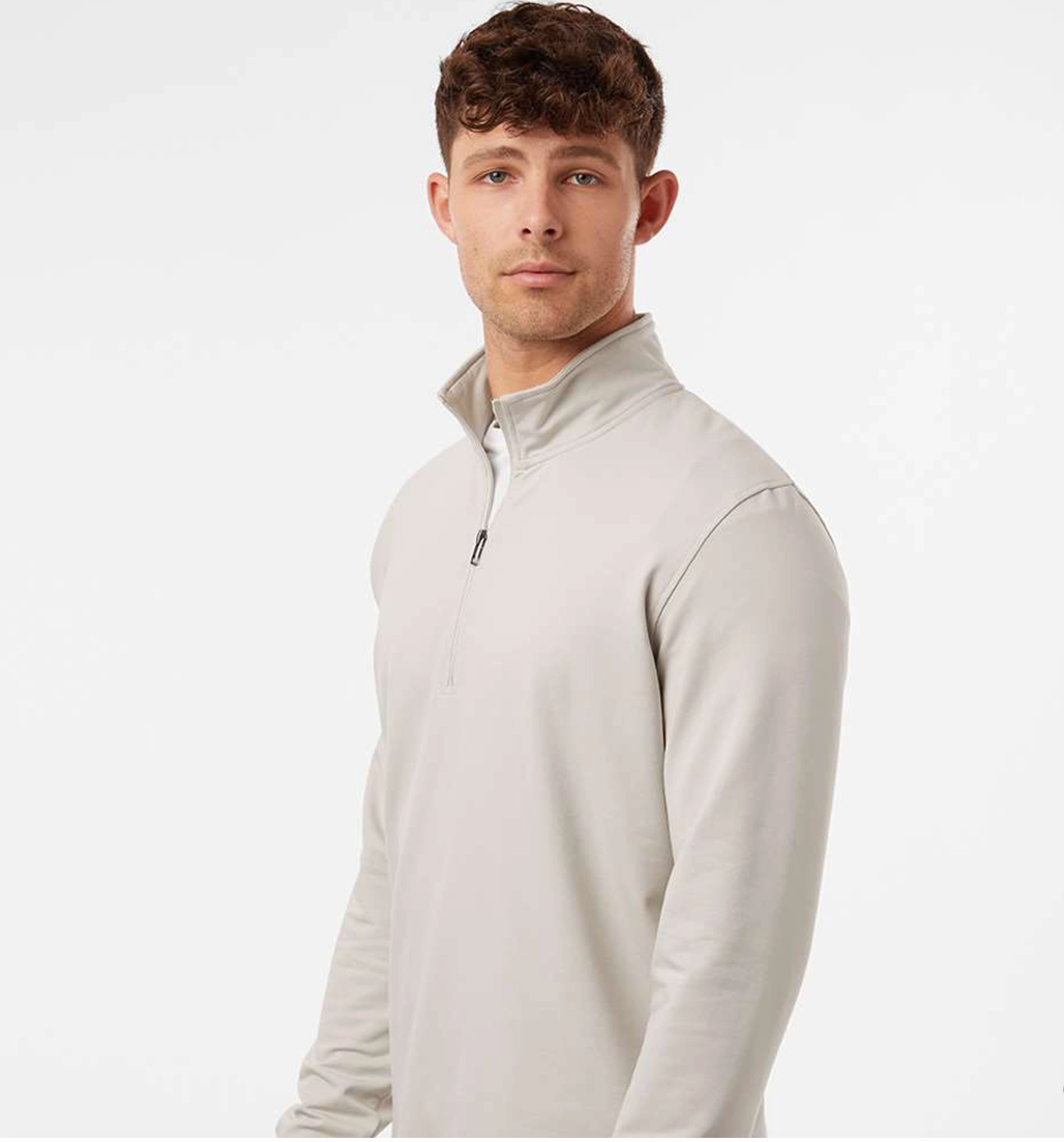 Perform Quarter-Zip Pullover | Premium 100% Ring-Spun Cotton, Breathable Comfort