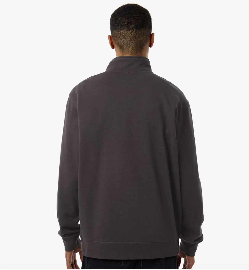 Midweight Quarter-Zip Pullover | Premium Comfort, Breathable Cotton Blend, Everyday Essential