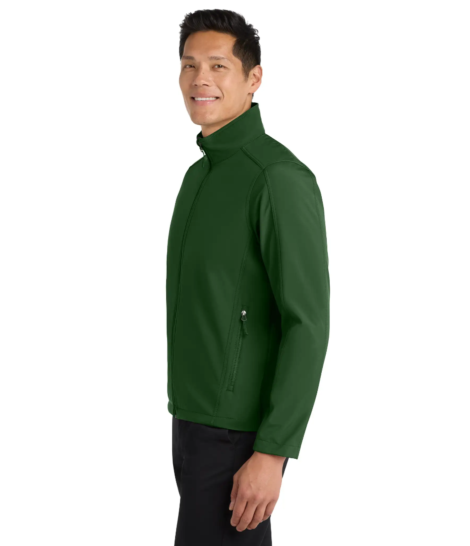 Occupational Therapy Men’s Core Soft Shell Jacket – Windproof, Water-Resistant, Stretch Comfort Fit