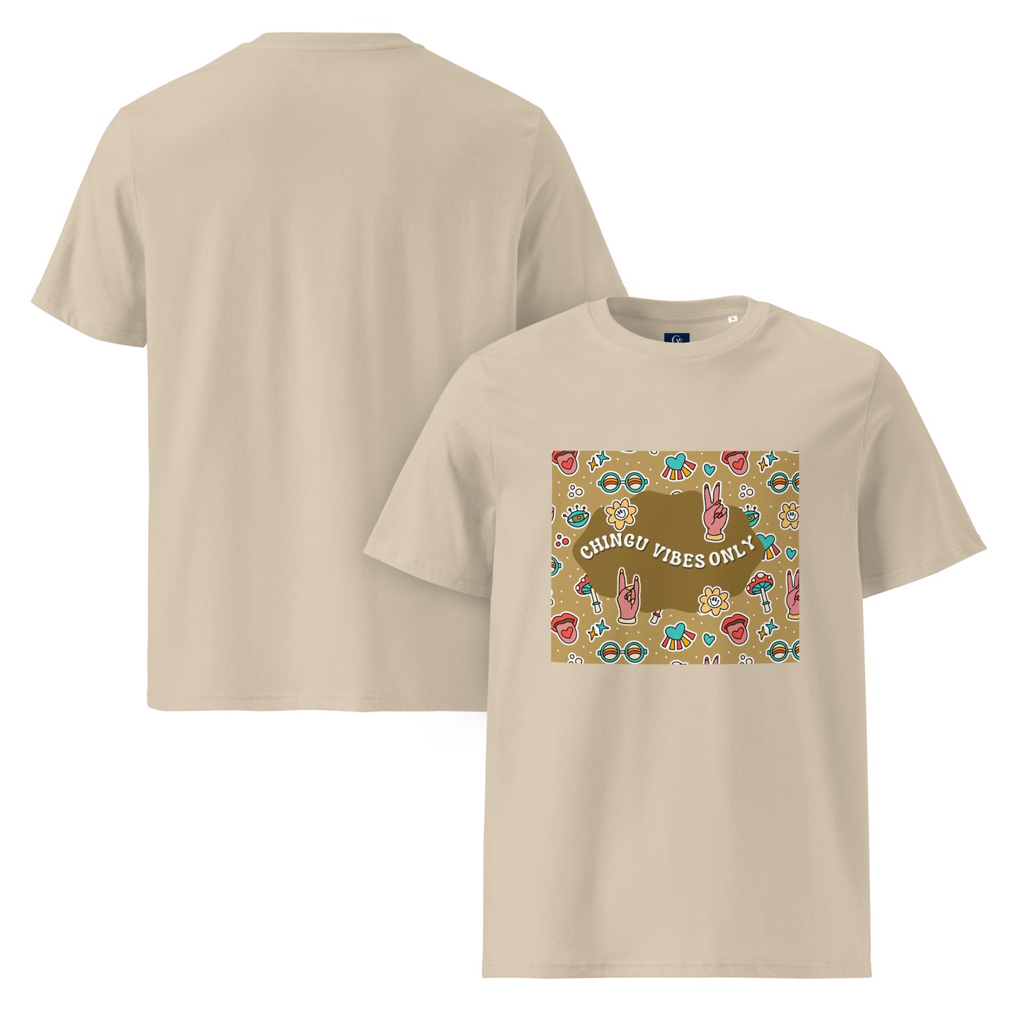 Organic summer t-shirt breathable unisex cotton eco-friendly
