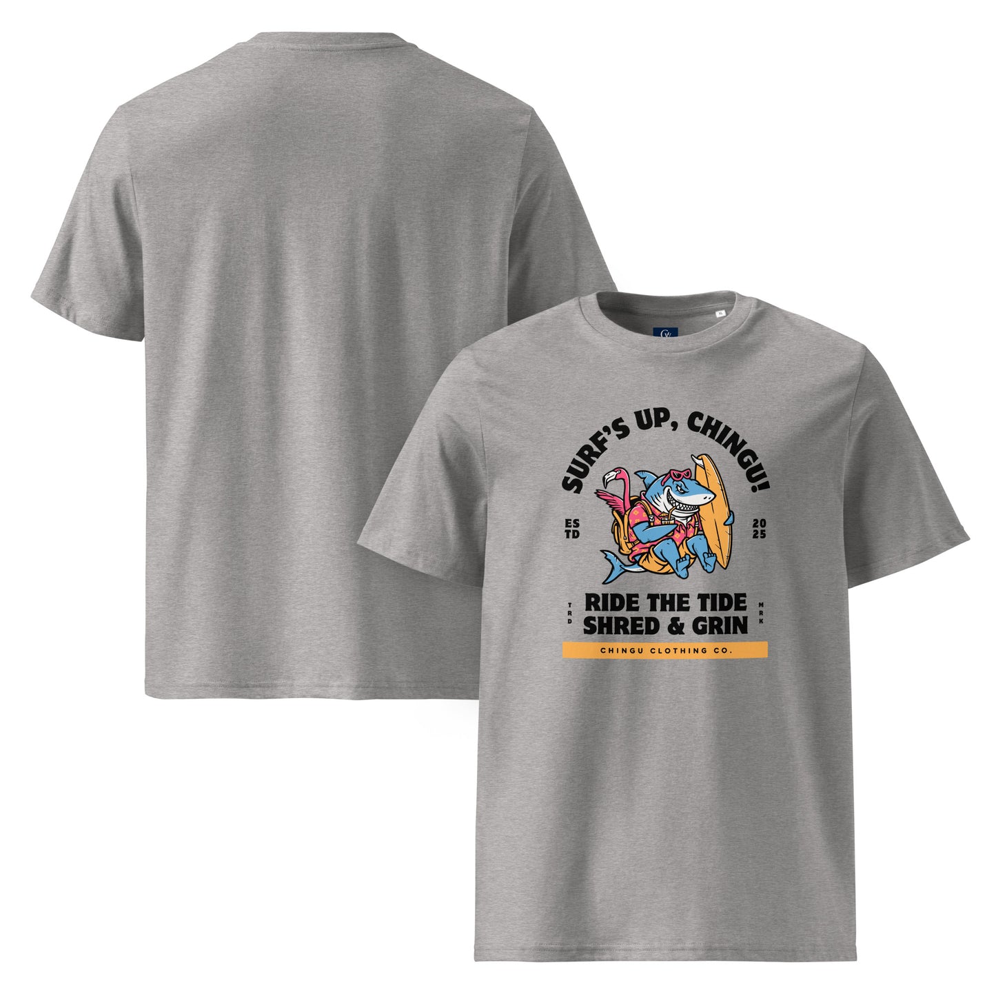 organic summer t-shirt breathable unisex cotton eco-friendly