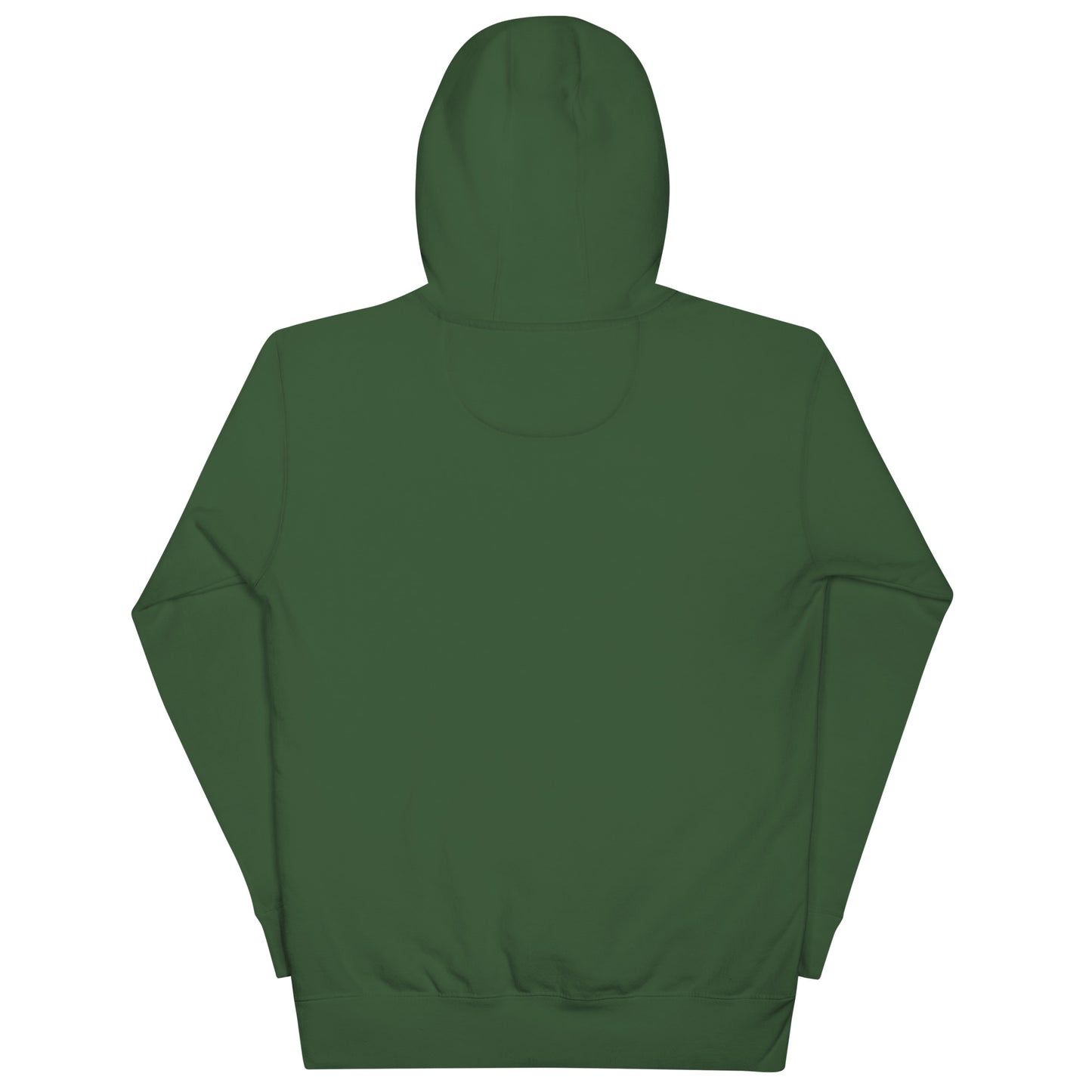 unisex hoodie back view premium quality streetwear