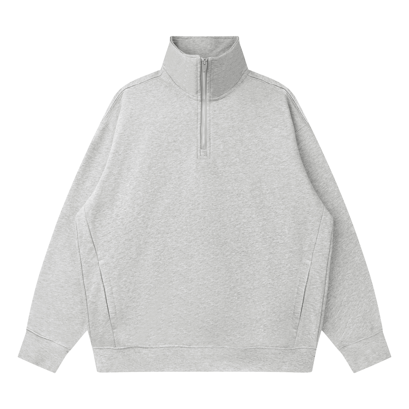 Quarter-Zip Drop Shoulder Swea
