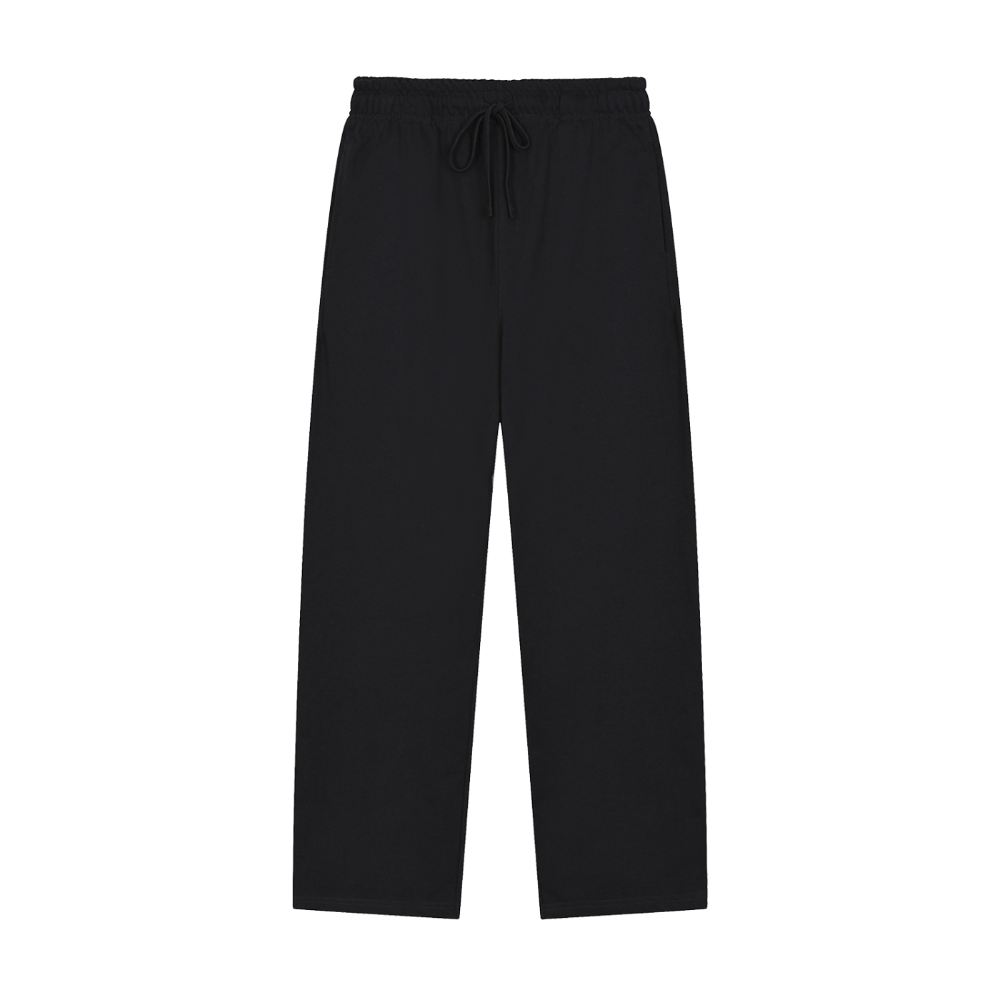 Solid Color Straight-Leg Sweat