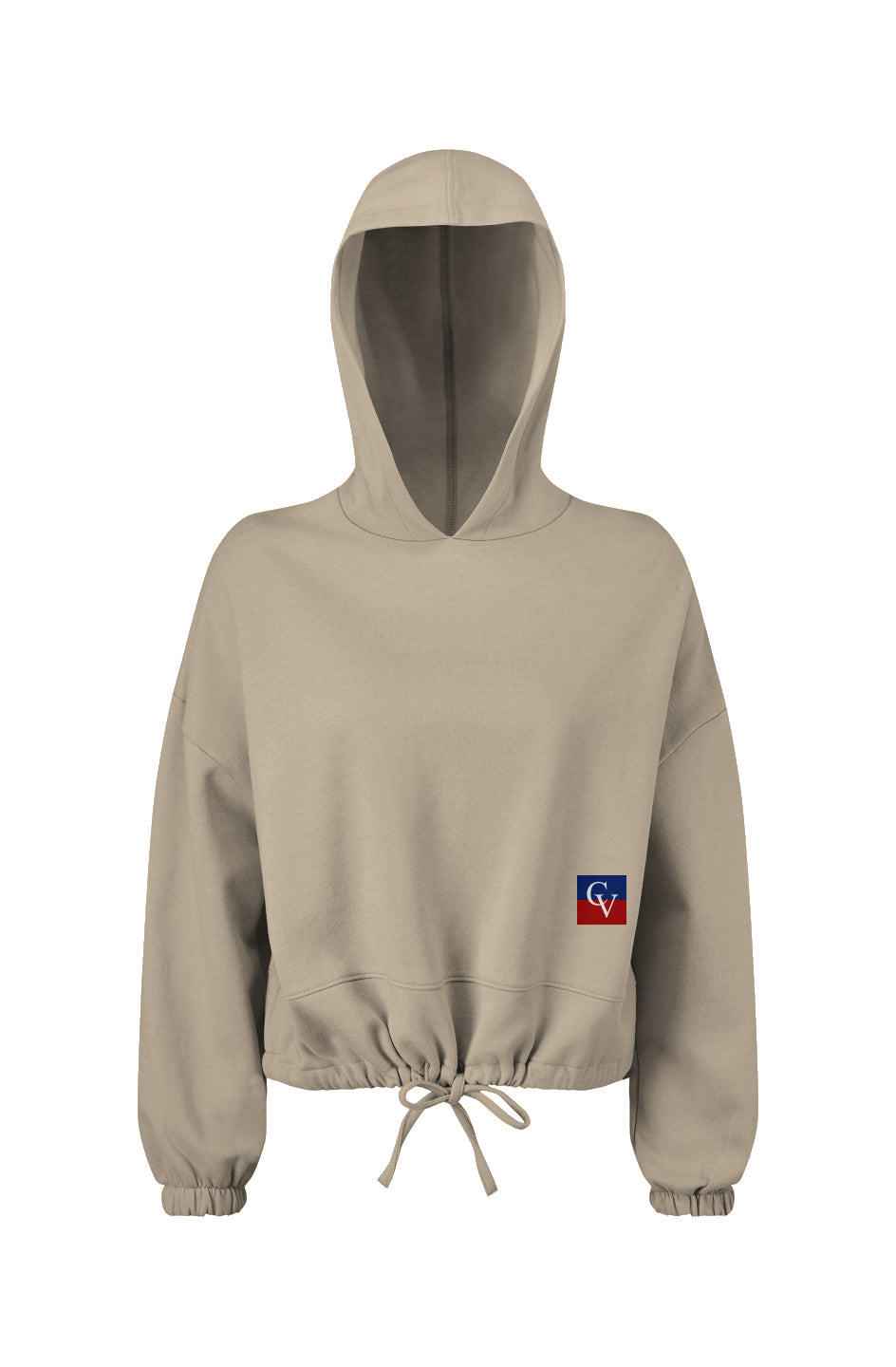 Eco-Ladies’ Cropped Oversize Hoodie | Sustainable Comfort, Modern Streetwear Fit