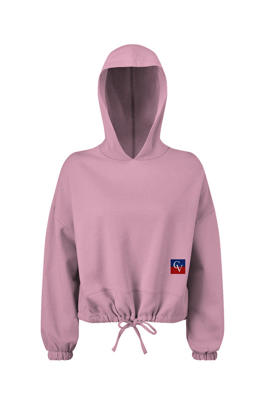 Eco-Ladies’ Cropped Oversize Hoodie | Sustainable Comfort, Modern Streetwear Fit