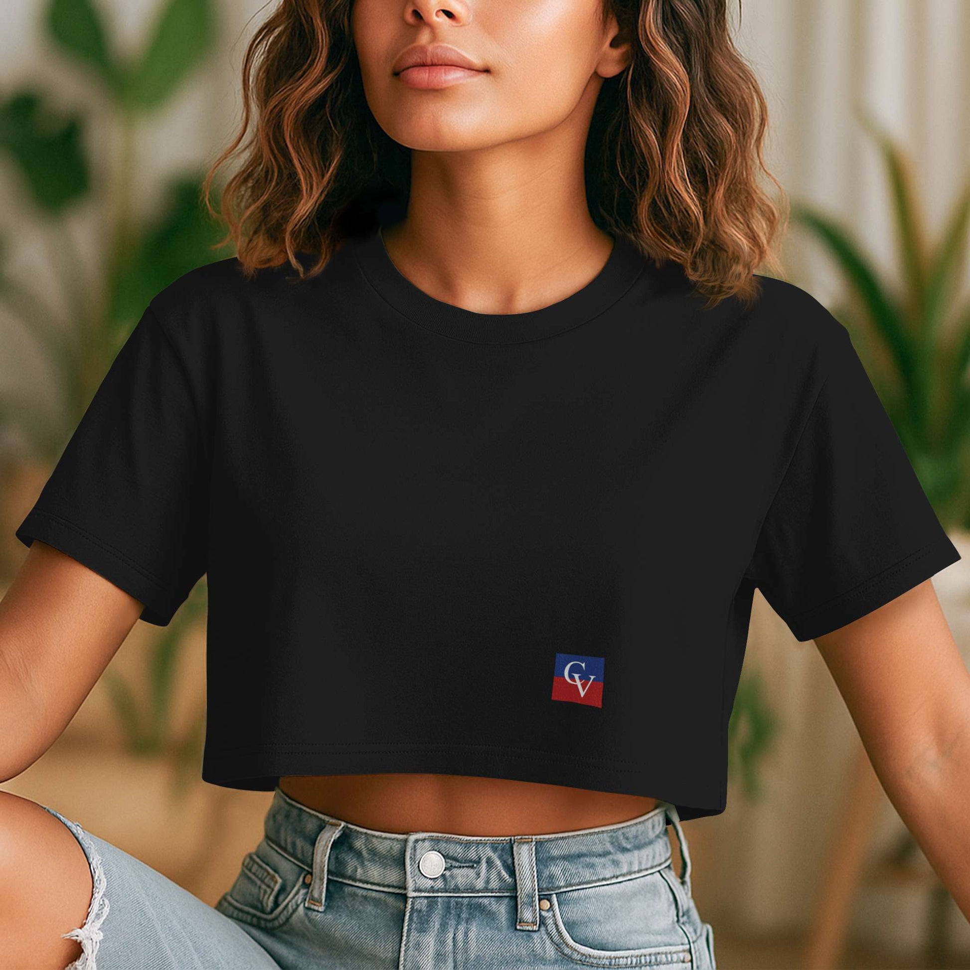 Contemporary 100% Cotton Street Crop Tee | Modern Fit, Premium Comfort, Minimal Everyday Essential