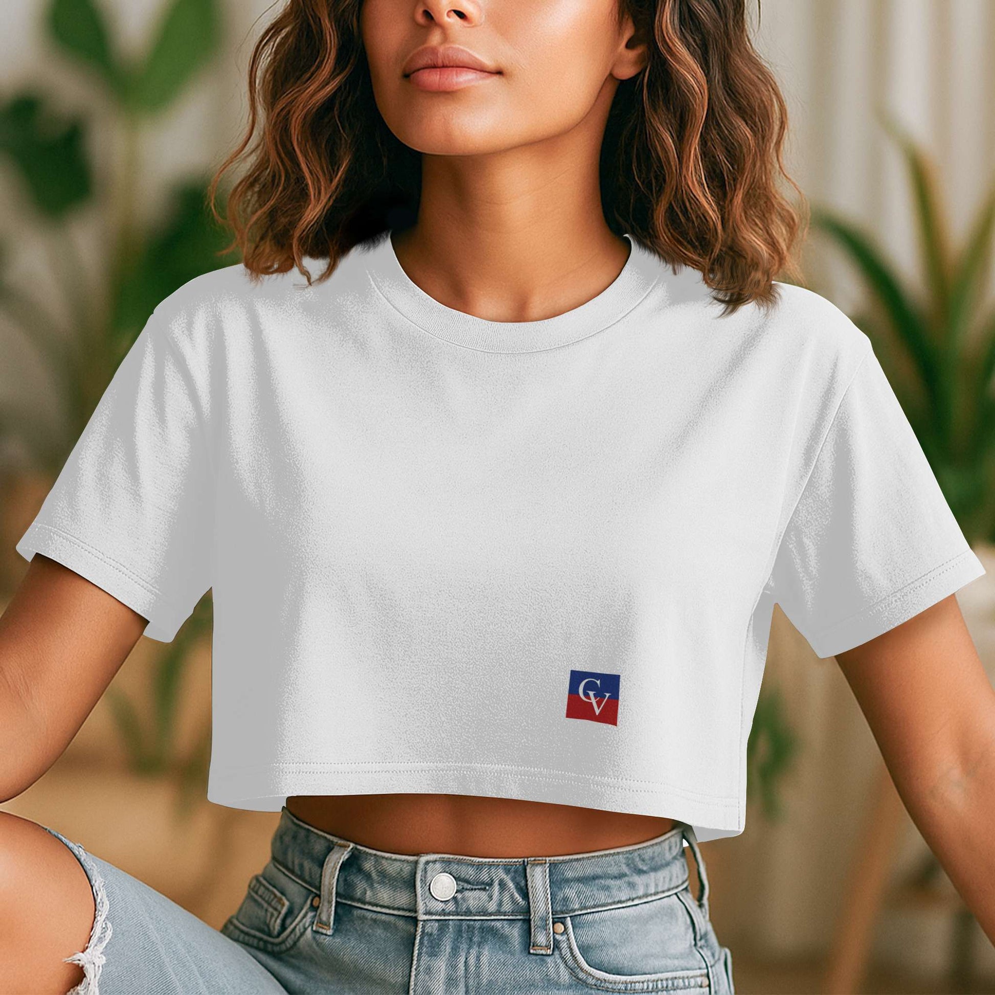 Contemporary 100% Cotton Street Crop Tee | Modern Fit, Premium Comfort, Minimal Everyday Essential