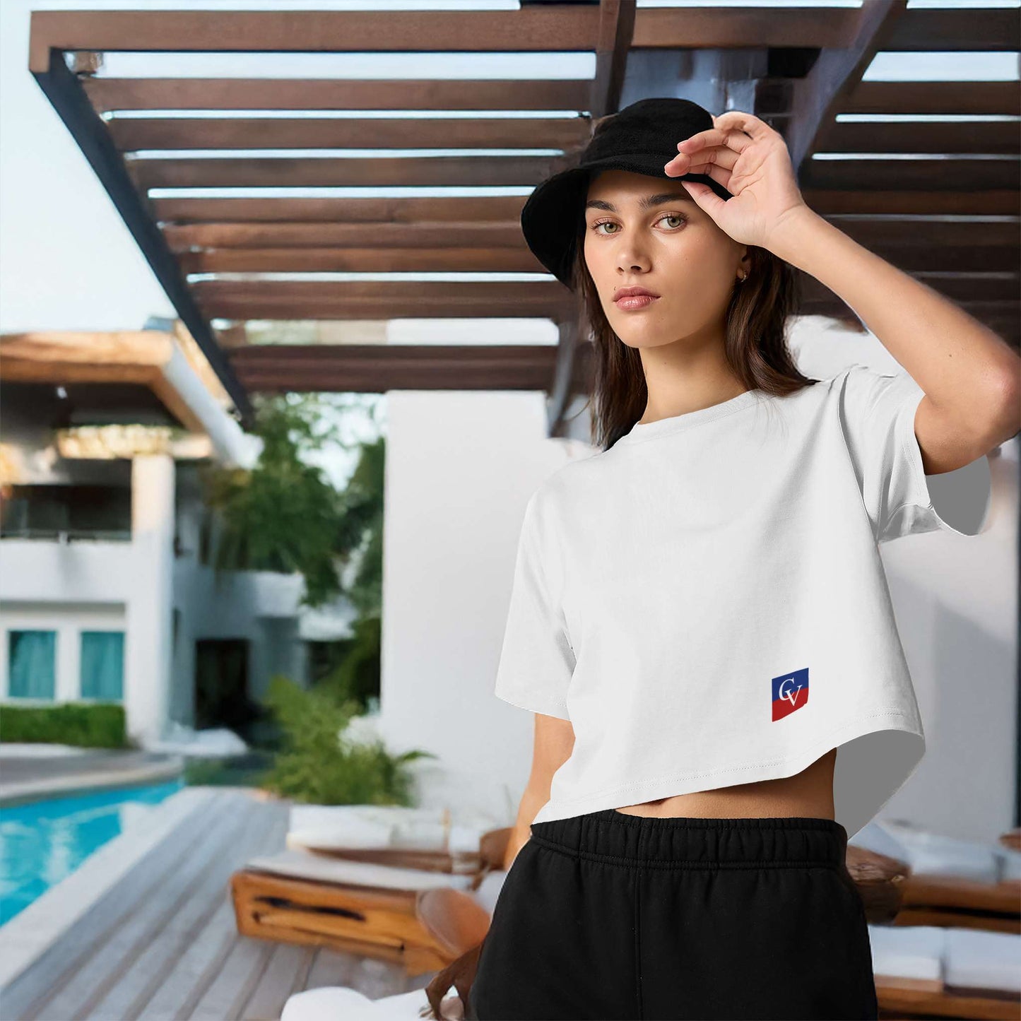 Contemporary 100% Cotton Street Crop Tee | Modern Fit, Premium Comfort, Minimal Everyday Essential