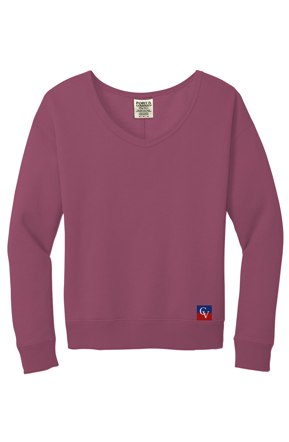 Ultra Soft V-Neck Sweatshirt | 100% Cotton Face, Everyday Comfort, Premium Casual Essential