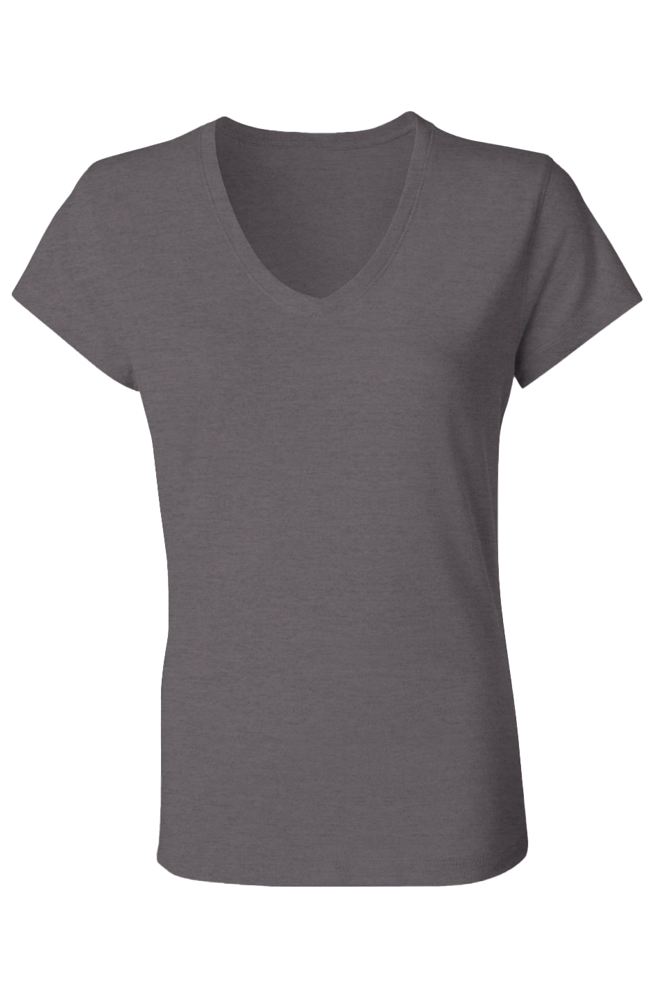 Ladies Jersey V-Neck T-Shirt | Slim Fit, 100% Cotton, Soft Everyday Essential
