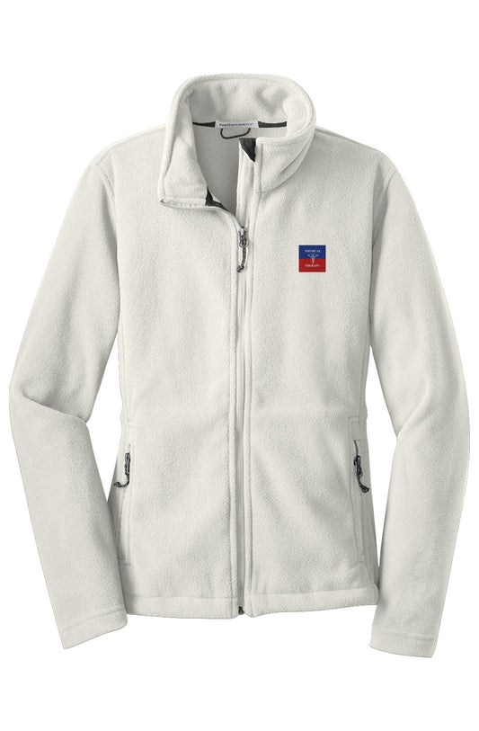 Physical Therapy Women’s Lightweight Fleece Jacket – Cozy, Low-Pill Fabric with Front Zip Pockets