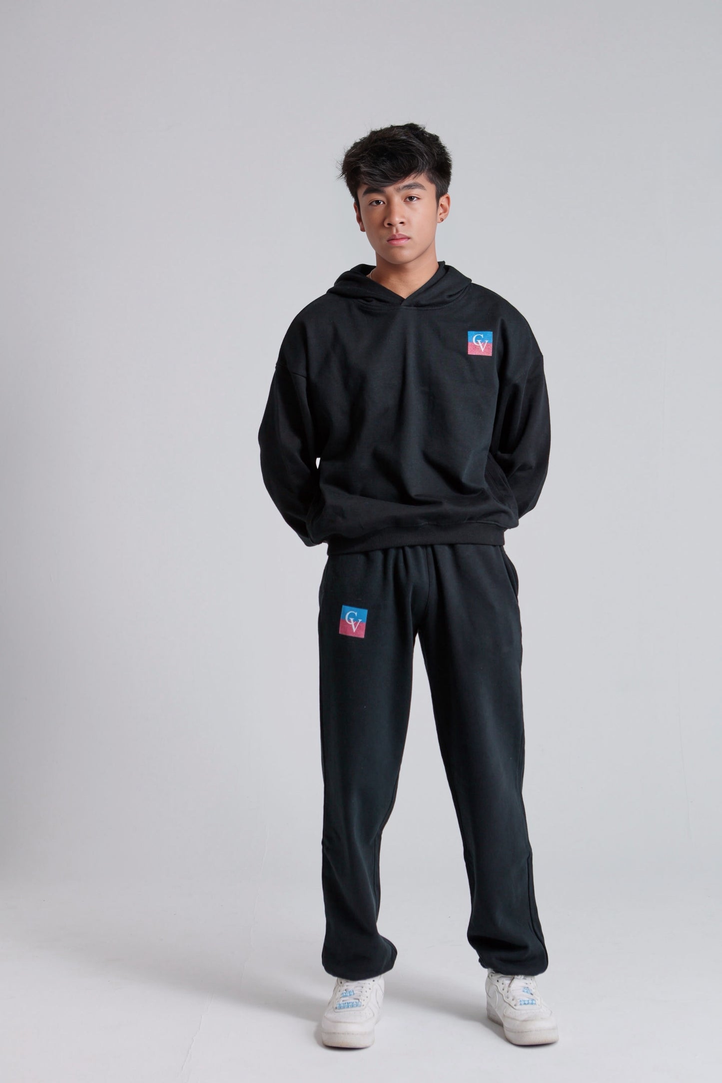 Unisex 100% Cotton Cropped Hoodie