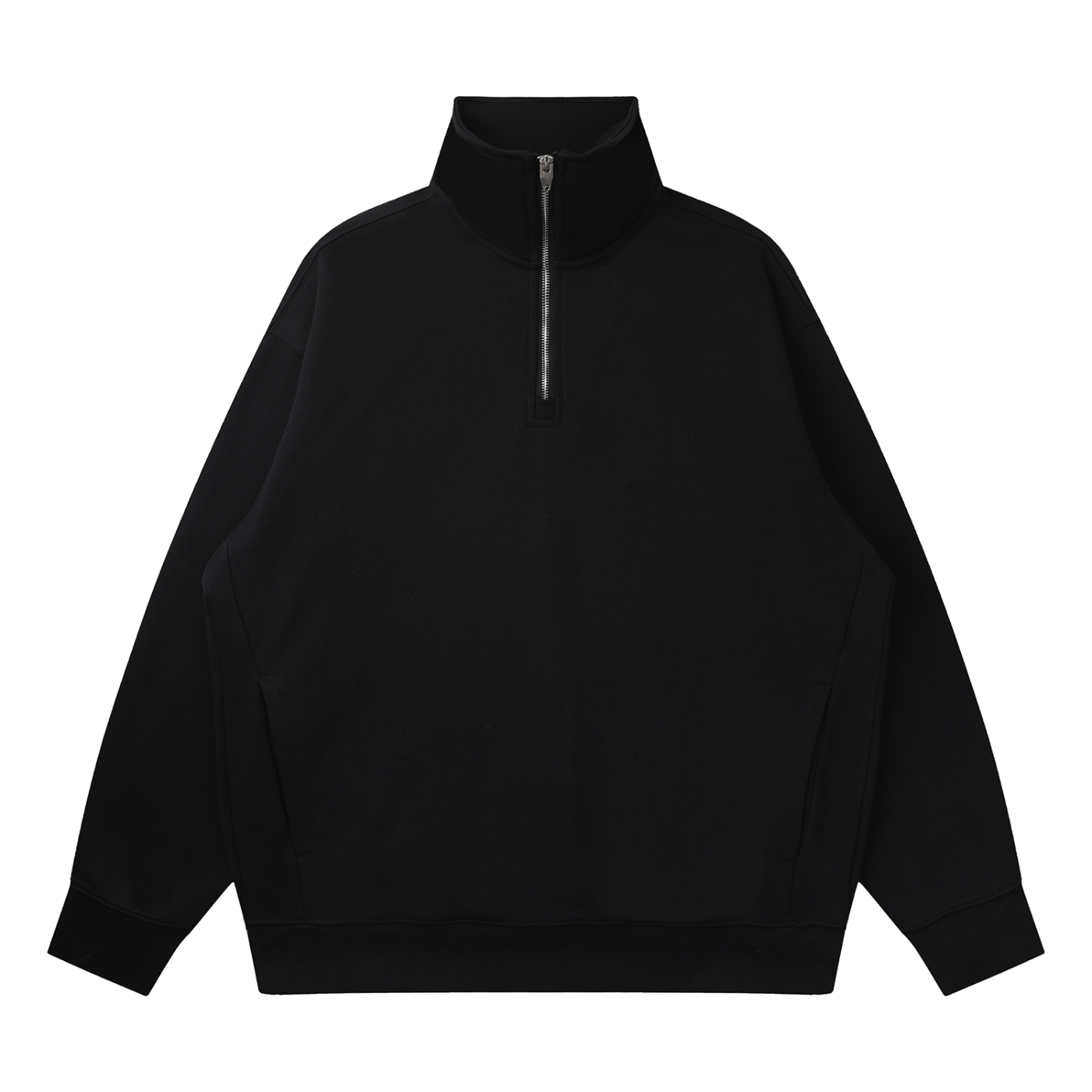 Quarter-Zip Drop Shoulder Swea