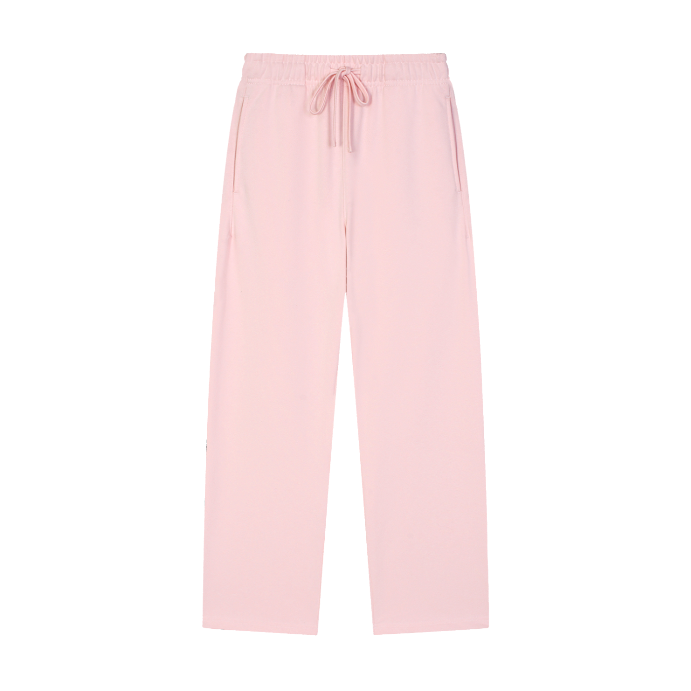 Solid Color Straight-Leg Sweat