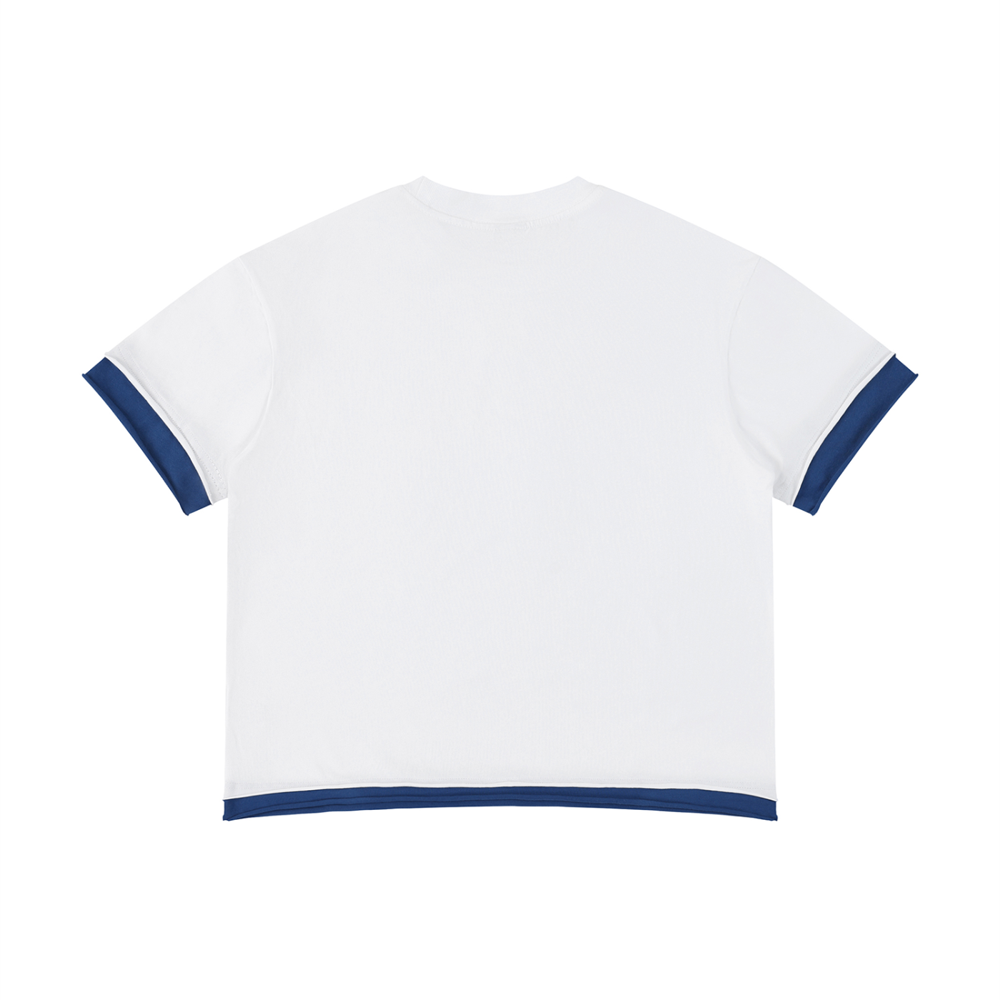 boxy color block t shirt