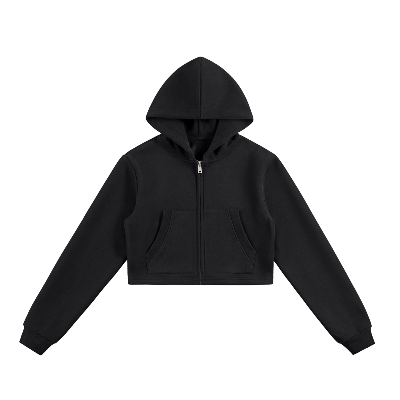 cropped hoodie