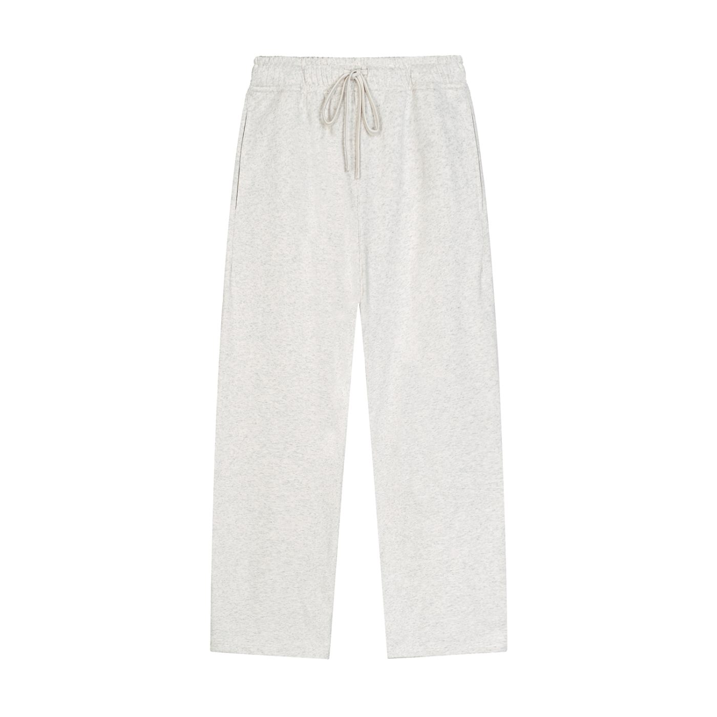 Solid Color Straight-Leg Sweat