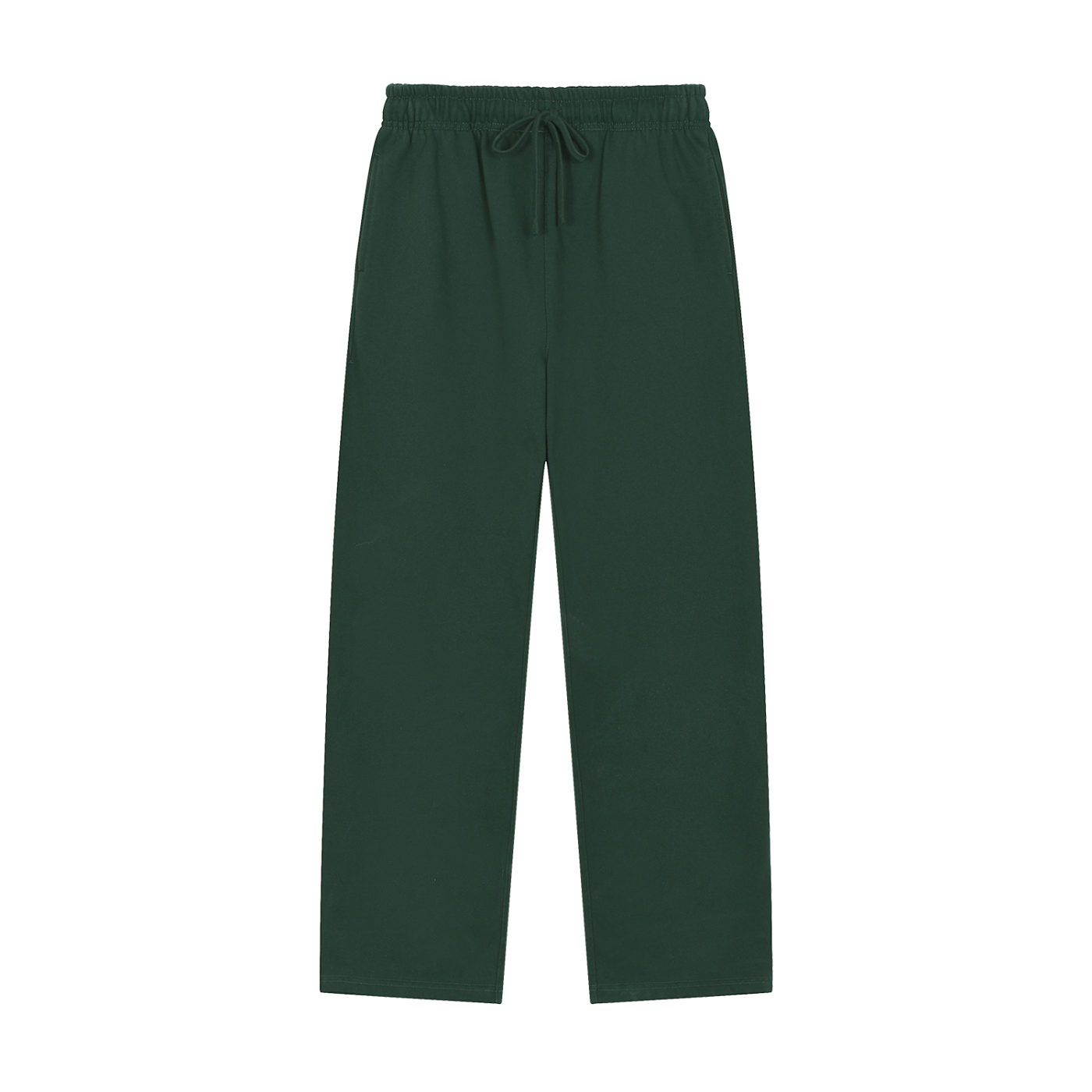 Solid Color Straight-Leg Sweat