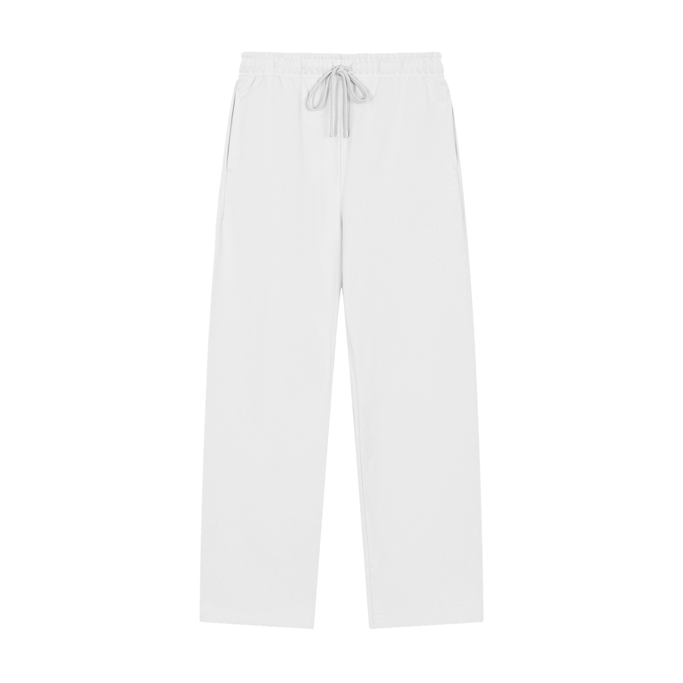 Solid Color Straight-Leg Sweat