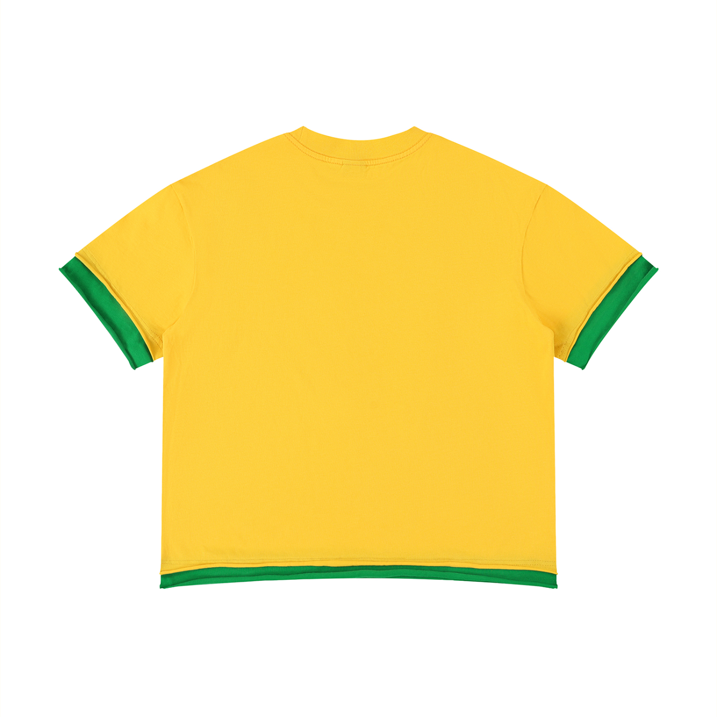boxy color block t shirt