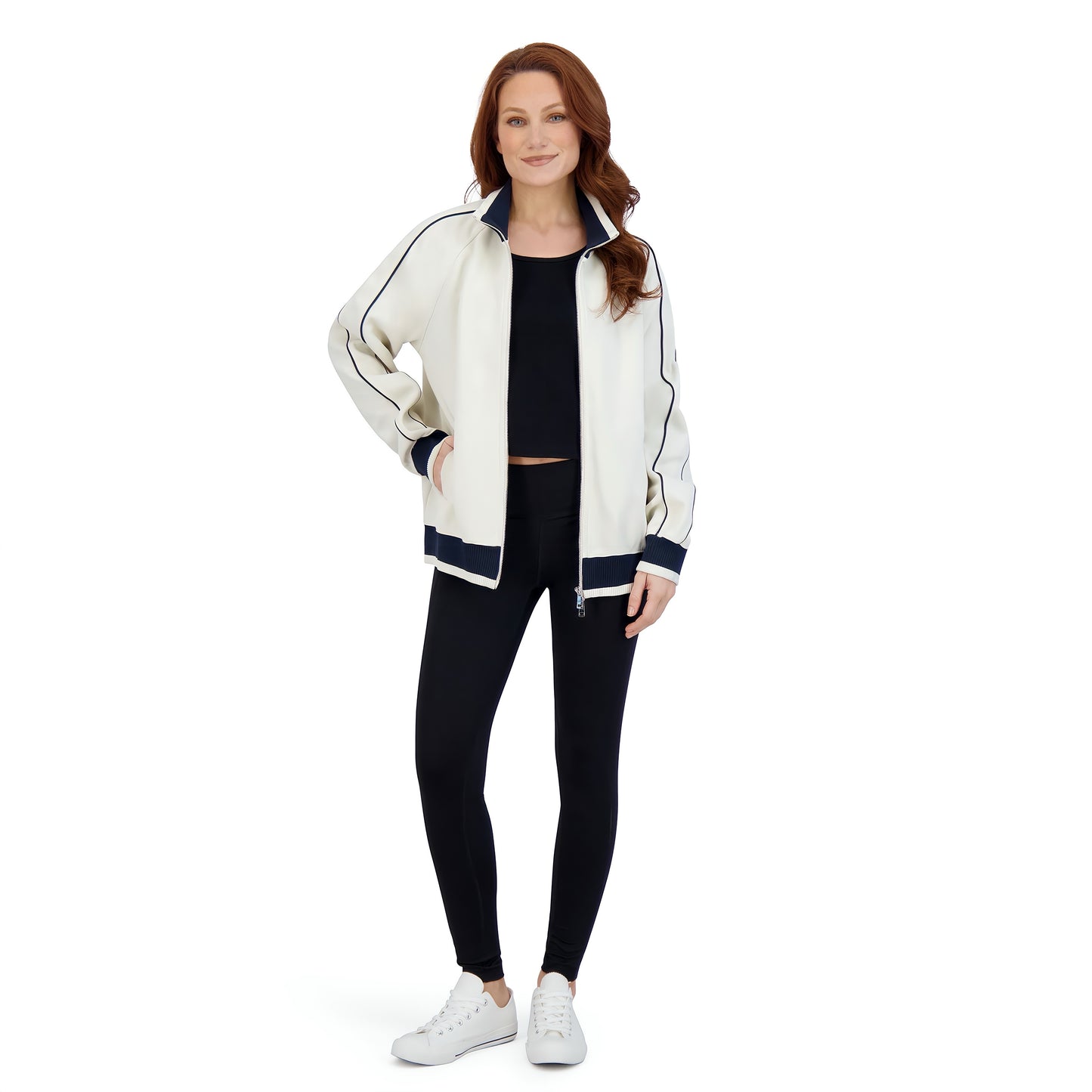 Unisex Color-Block Performance & Style Zip Track Jacket