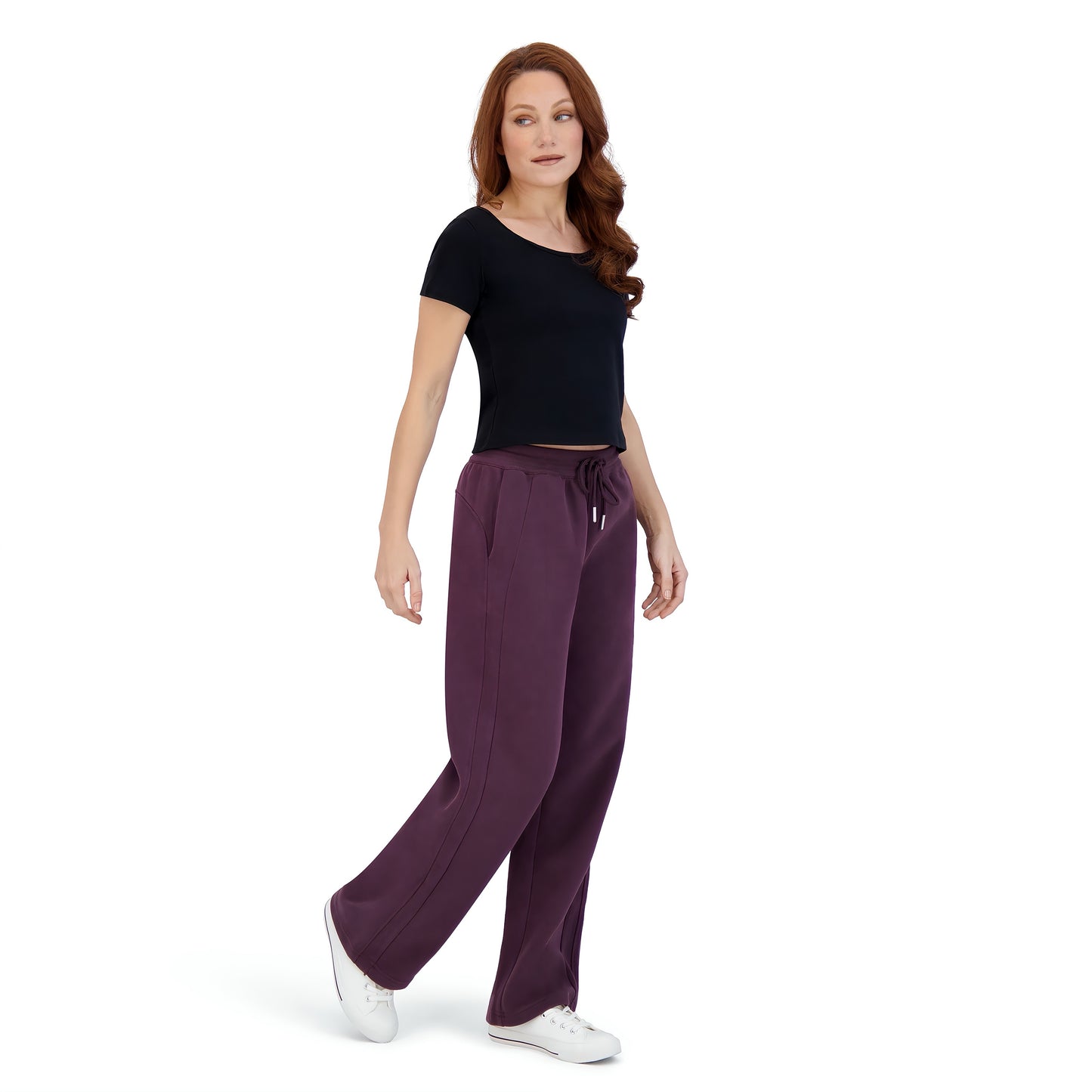 Essential Drawstring Straight-Leg Sweatpants