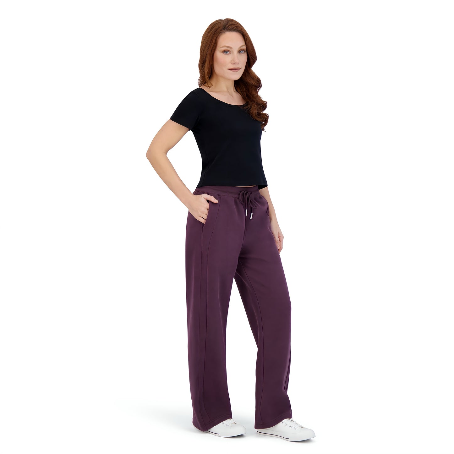 Essential Drawstring Straight-Leg Sweatpants