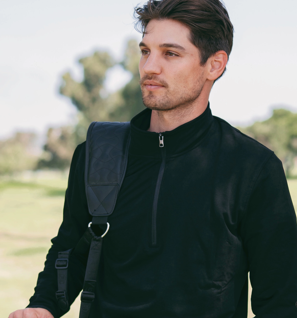Perform Quarter-Zip Pullover | Premium 100% Ring-Spun Cotton, Breathable Comfort