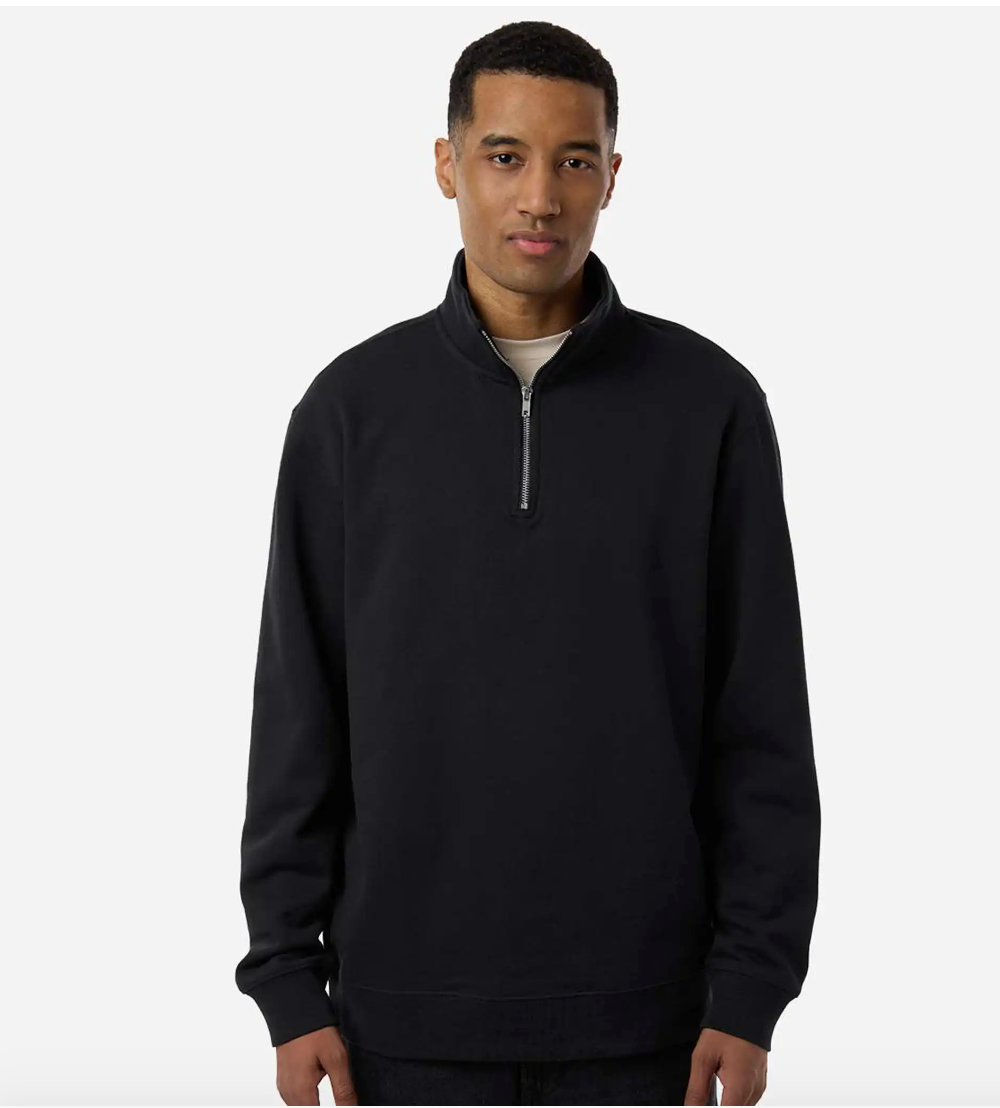 Midweight Quarter-Zip Pullover | Premium Comfort, Breathable Cotton Blend, Everyday Essential