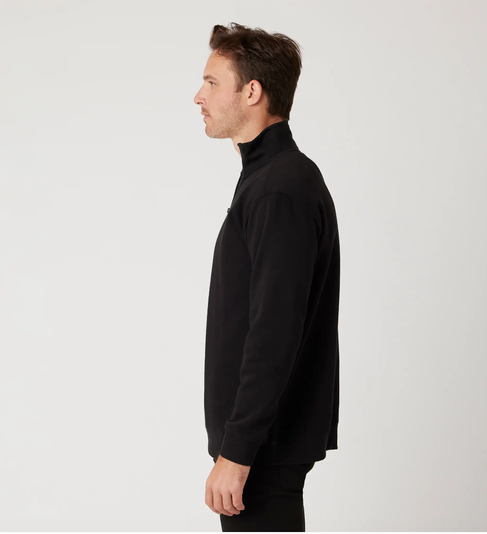 Unisex Ultra-Soft Fleece Quarter-Zip | 100% Cotton Face, Breathable Warmth, Modern Fit