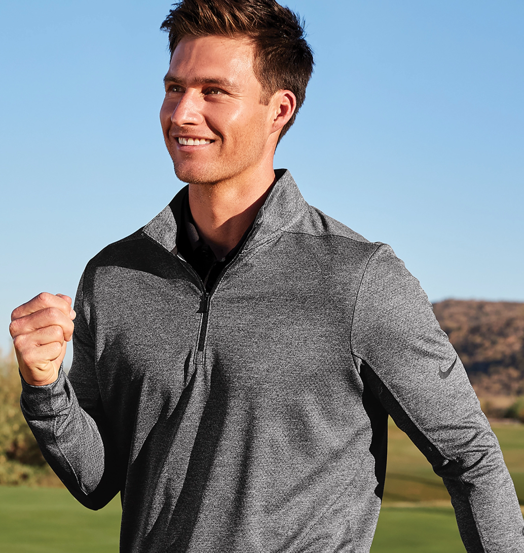 Nike Dri-FIT 1/2 Zip Cover-Up | Performance Moisture-Wicking Fabric, Lightweight Athletic Comfort