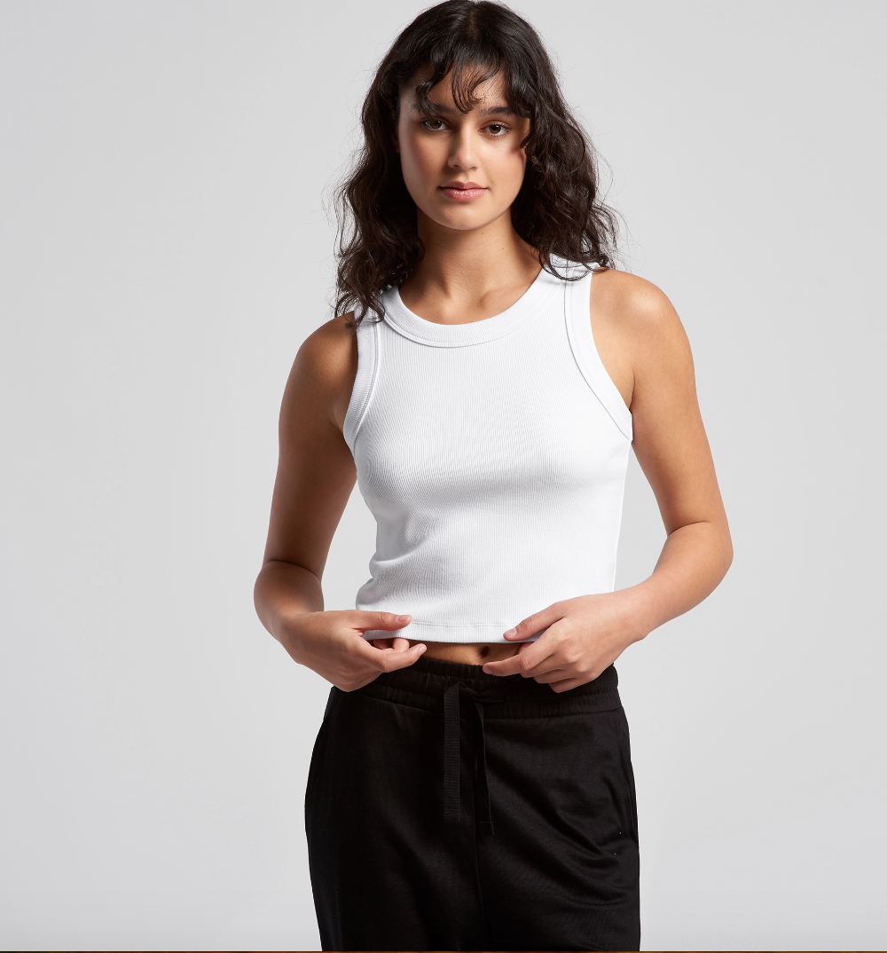 Women’s Organic Rib Tank | Slim Fit, Sustainable Everyday Essential
