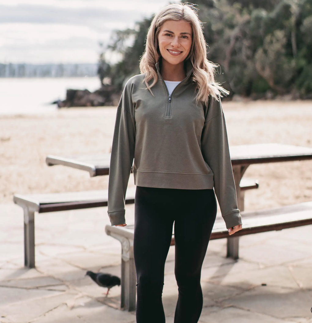 Speech Therapy Ultra-Soft Women’s Quarter Zip | Premium Ring Spun Cotton Performance Top