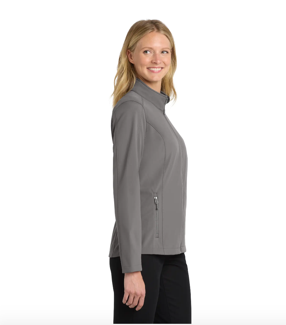 Occupational Therapy Women’s Core Soft Shell Jacket – Windproof, Water-Resistant, Stretch Comfort Fit