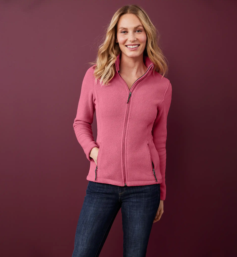 Occupational Therapy Women’s Lightweight Fleece Jacket – Cozy, Low-Pill Fabric with Front Zip Pockets