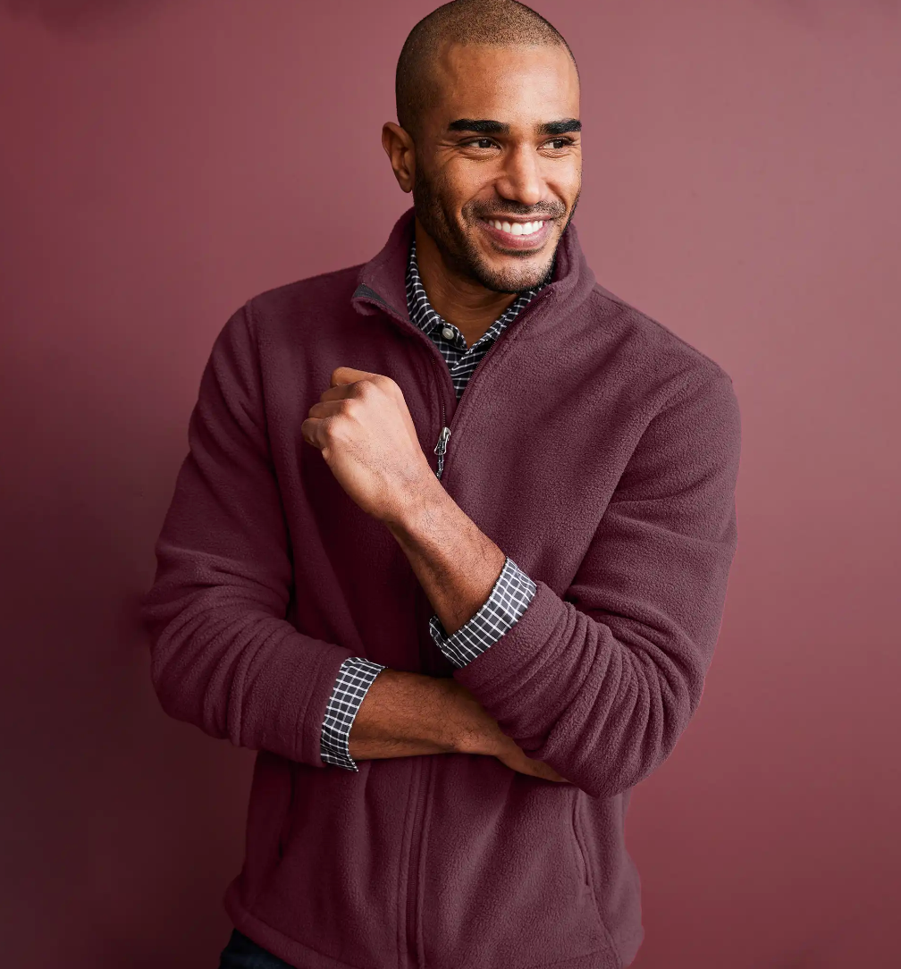 Physical Therapy Unisex Lightweight Fleece Jacket – Cozy, Low-Pill Fabric with Front Zip Pockets