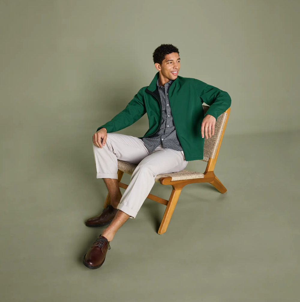 Occupational Therapy Men’s Core Soft Shell Jacket – Windproof, Water-Resistant, Stretch Comfort Fit