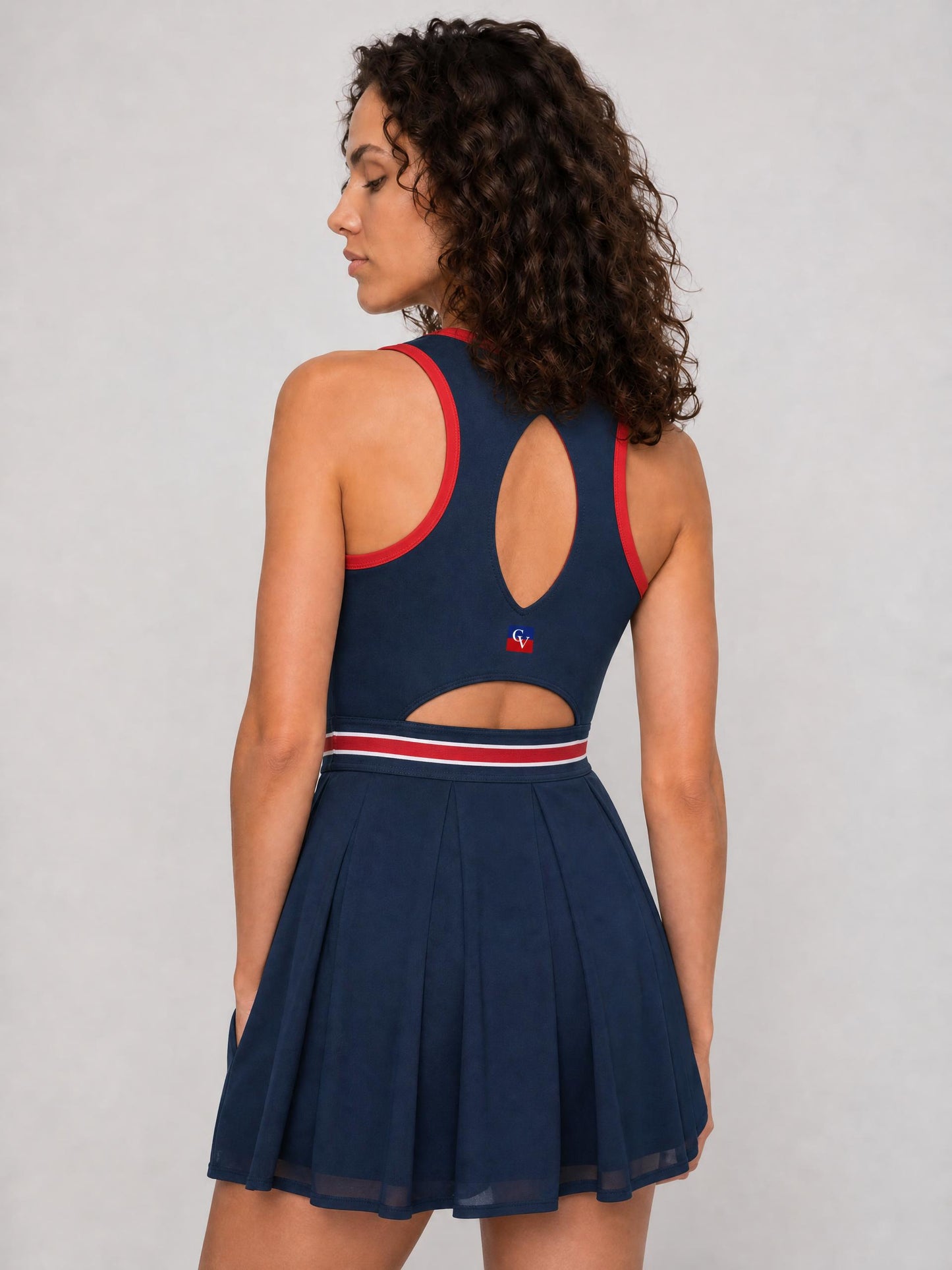 Women's Athleisure Color Block A-Line Sleeveless Dress