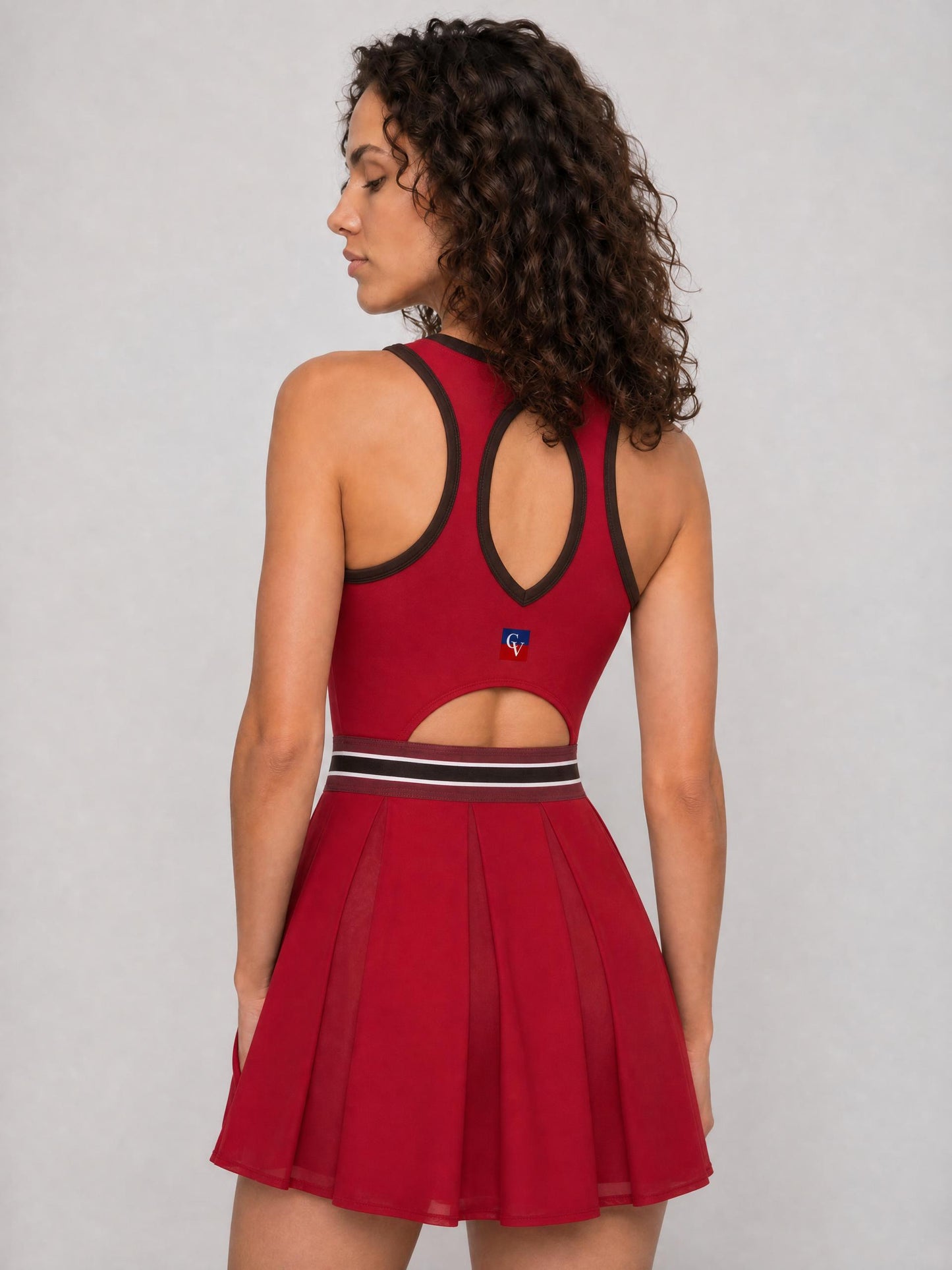 Women's Athleisure Color Block A-Line Sleeveless Dress