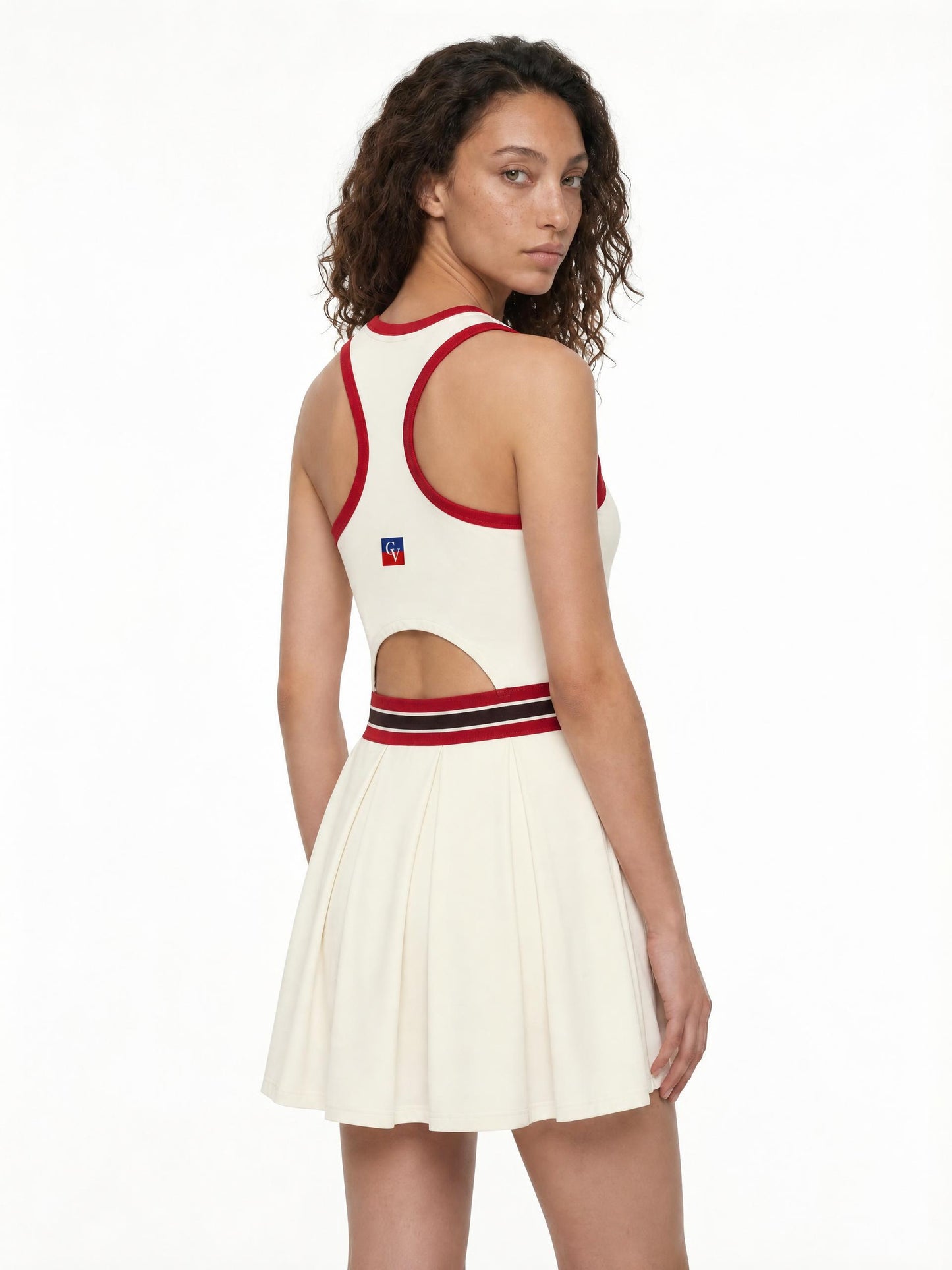 Women's Athleisure Color Block A-Line Sleeveless Dress