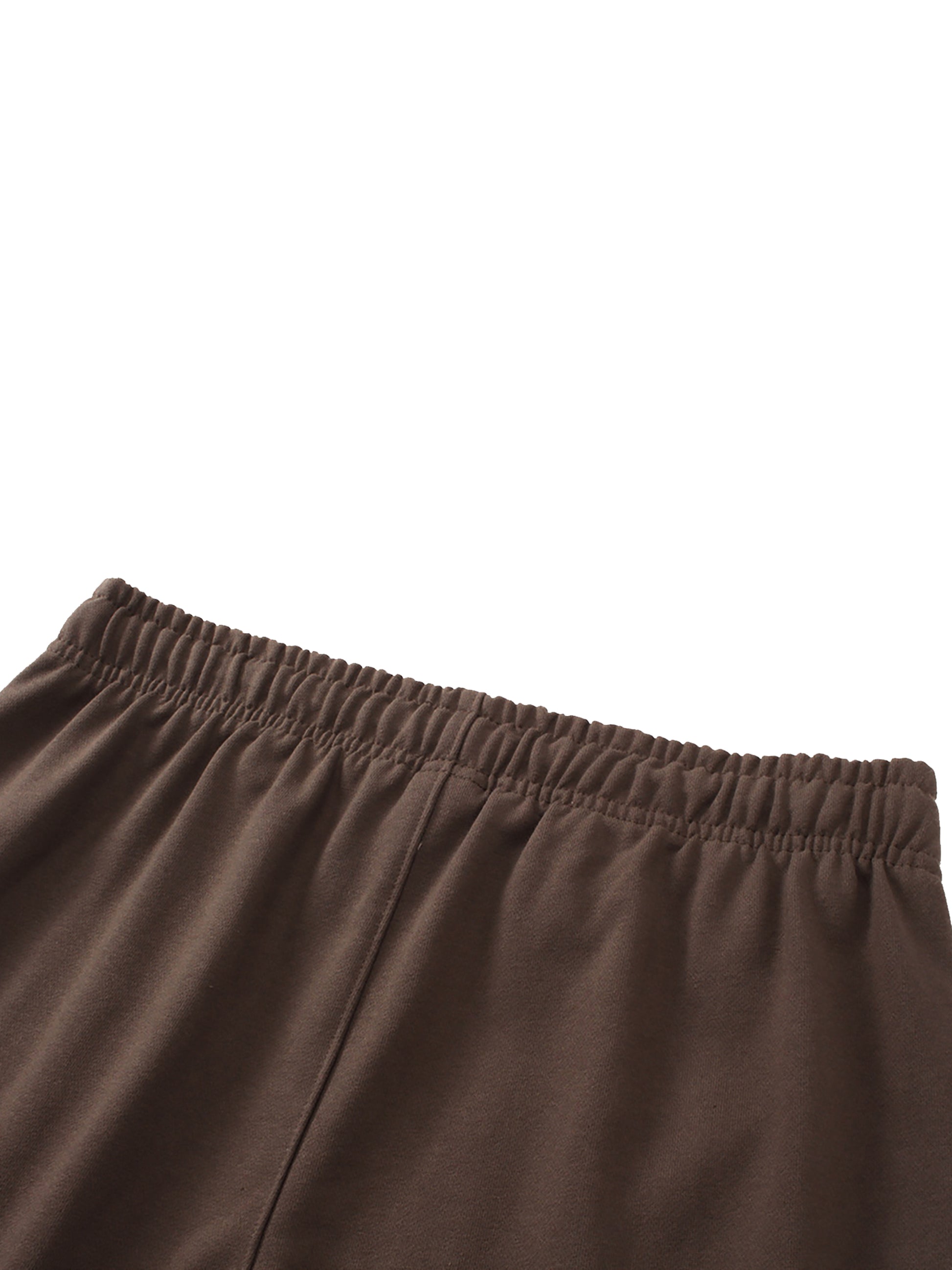 Solid Color Straight-Leg Sweat