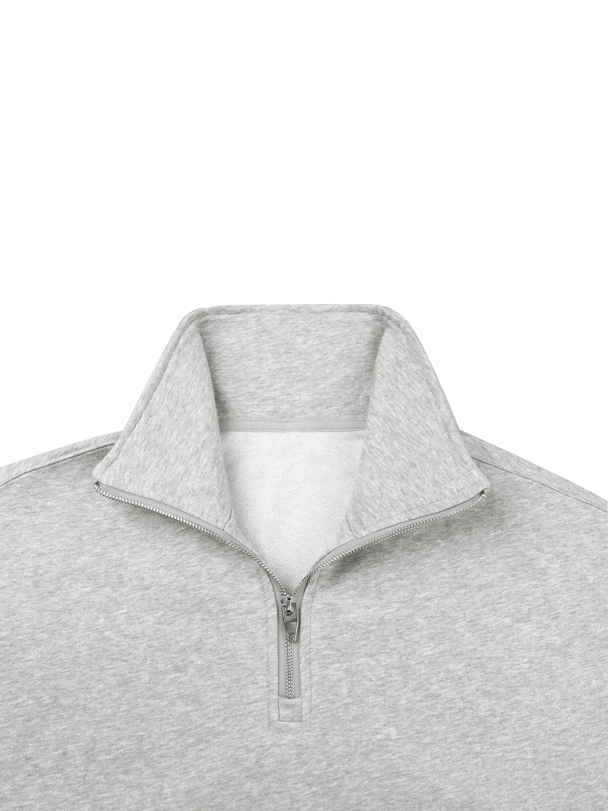 Quarter-Zip Drop Shoulder Swea