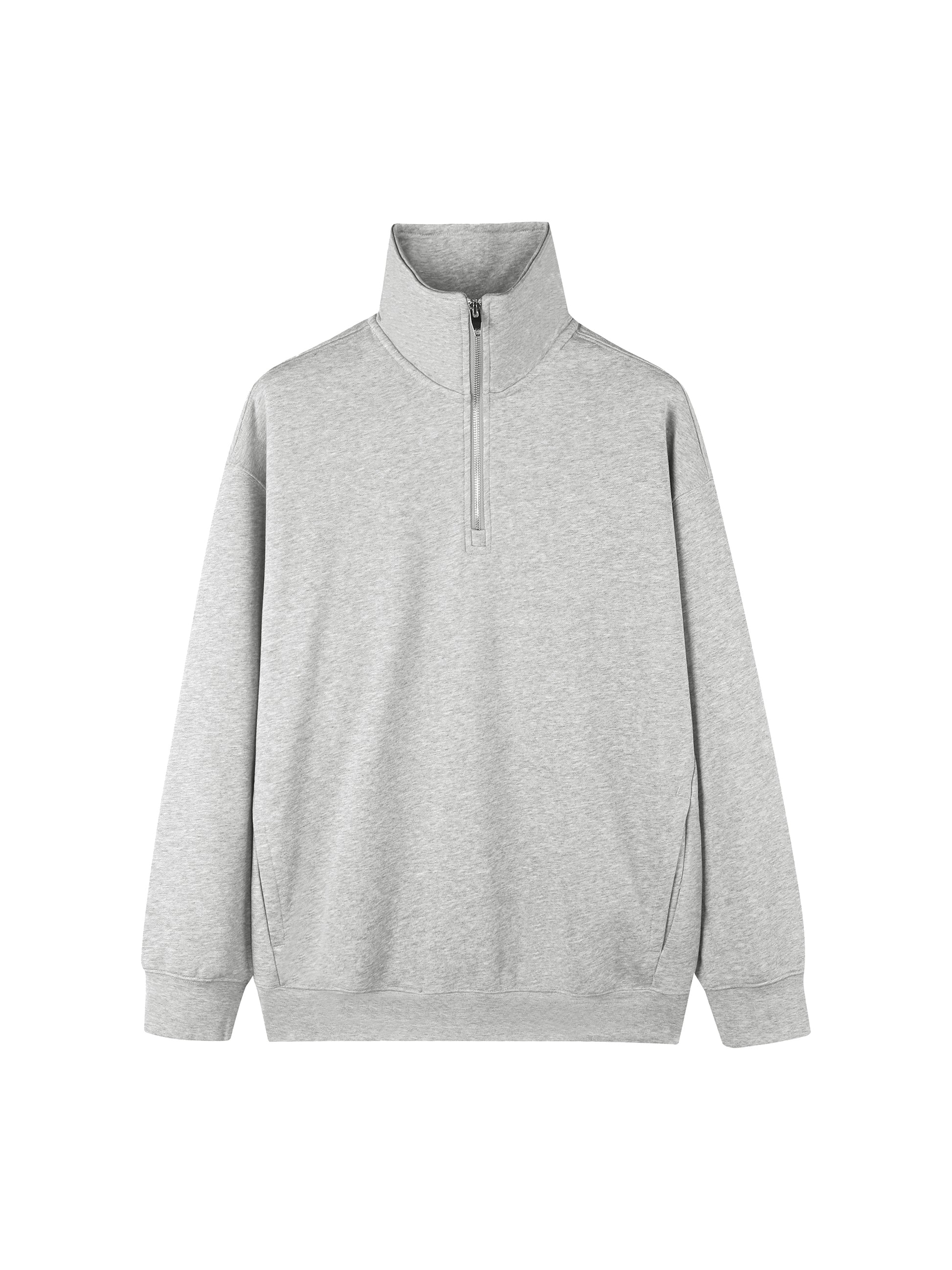 Quarter-Zip Drop Shoulder Swea