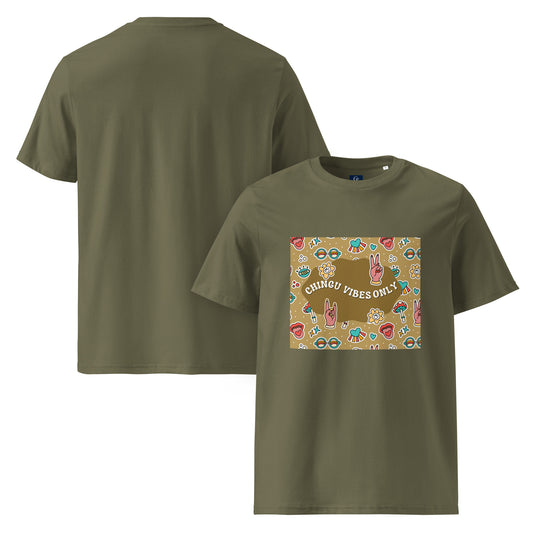 Organic summer t-shirt breathable unisex cotton eco-friendly